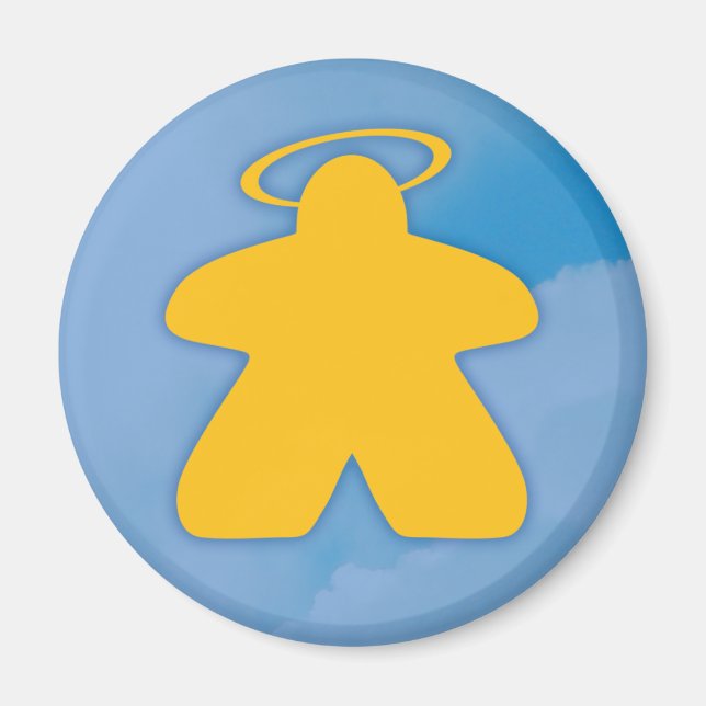 Imã Angel Meeple Magnet (Frente)