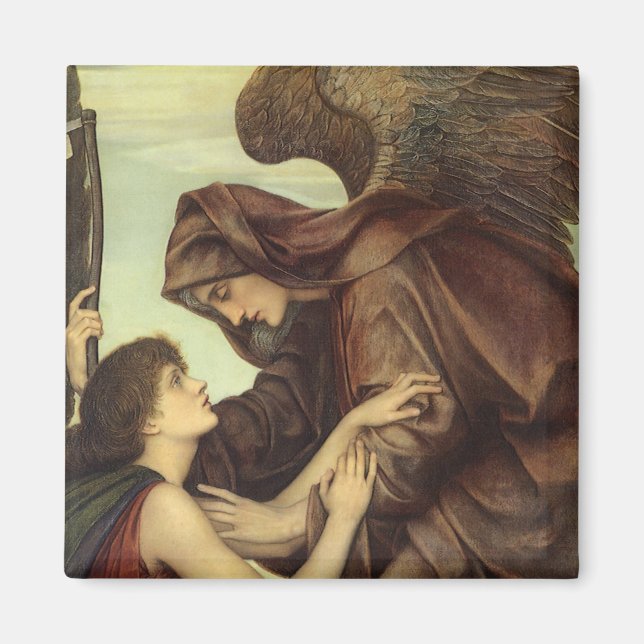 Imã Angel of Death por Evelyn De Morgan (Frente)