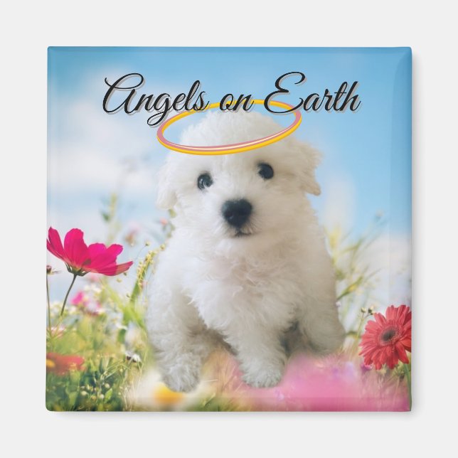 Imã Angel Puppy Magnet (Frente)