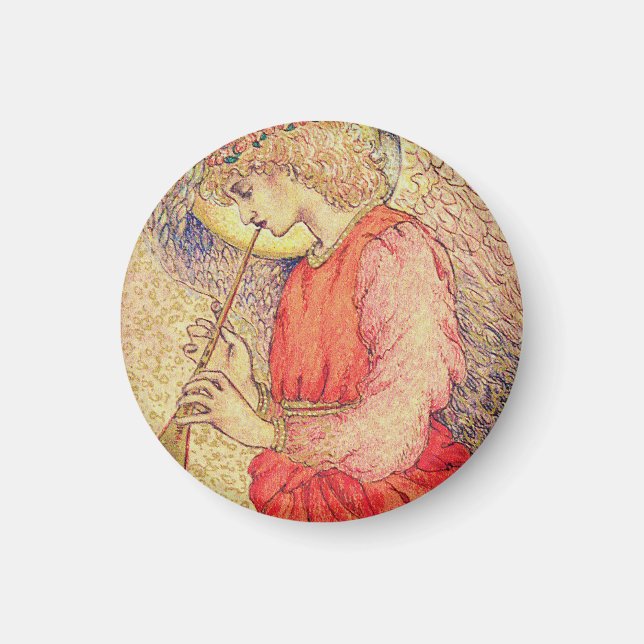 Imã Angel Tocando um Flageolet (Frente)