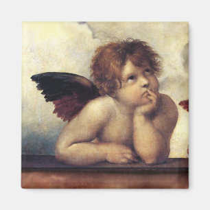Imã ANGEL/Winged Cherub Raffaello Sanzio Magnet