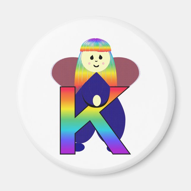 Imã Angelbet - Letra K (Frente)