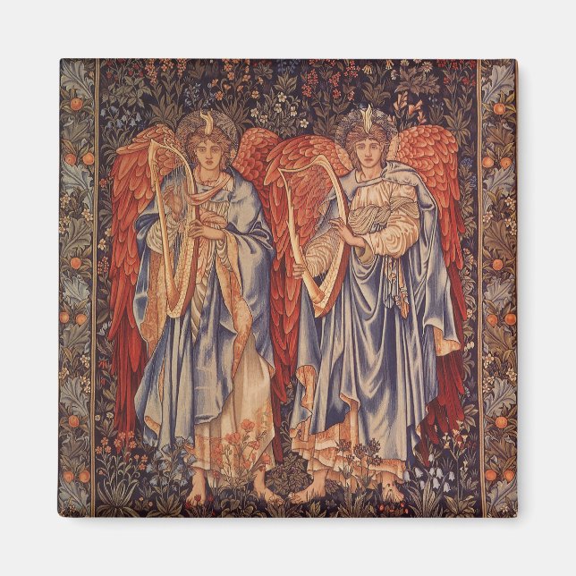 Imã Angeli Laudantes por Sir Edward Coley Burne Jones (Frente)