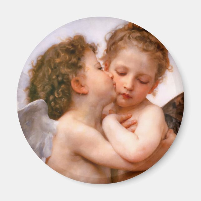Imã Angels First Kiss, Bouguereau (Frente)
