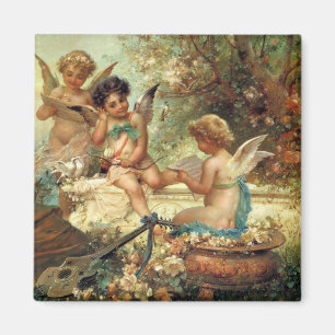 Imã Angels músicos por Hans Zatzka, Victoriano de Bel