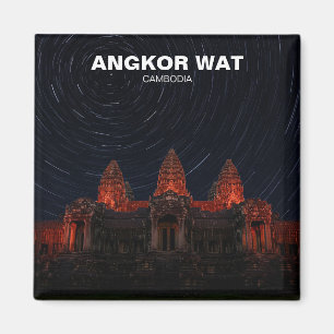 Imã Angkor Wat Cambodja à Noite