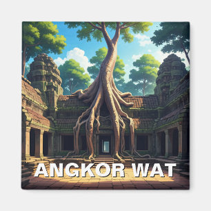 Imã Angkor Wat Temple Tree Camboja