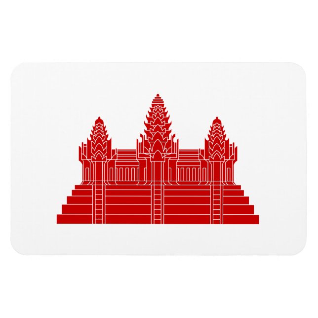 Ímã Angkor Wat Ver.2.0. Khmer Temple (Horizontal)