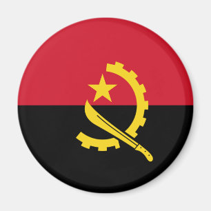 Imã Angola Flag Magnet