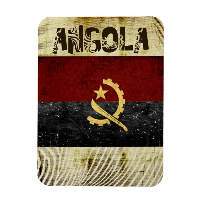 Ímã Angola Souvenir Magnet (Vertical)