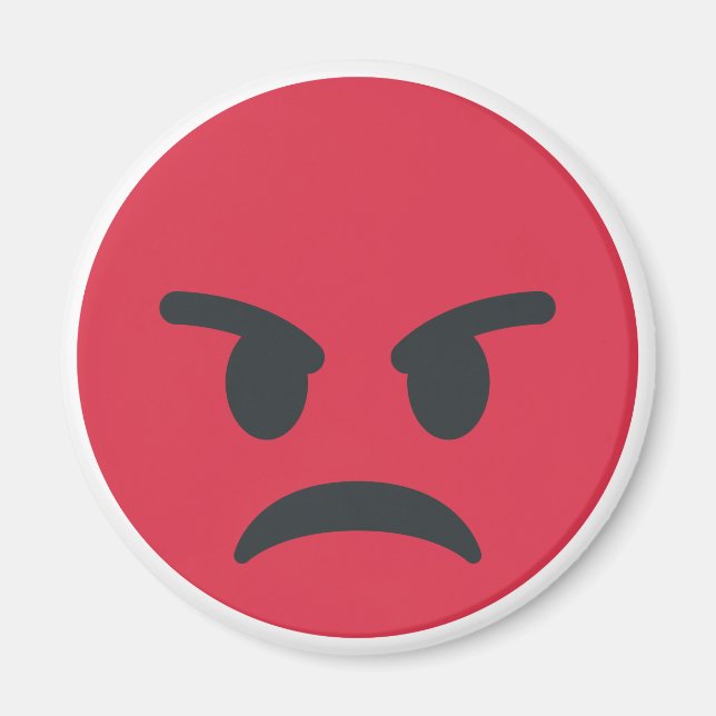 Imã Angry Emoji (Frente)