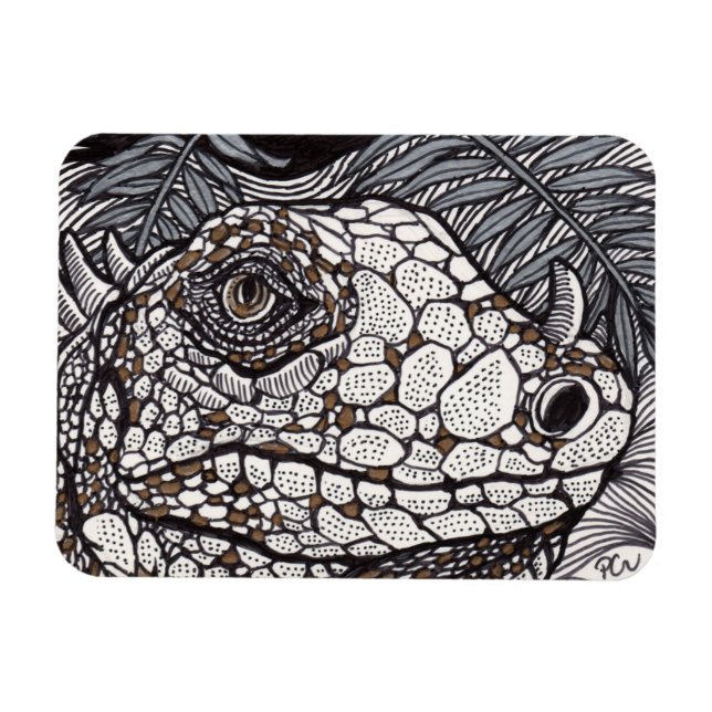 Ímã Angry Iguana (Horizontal)