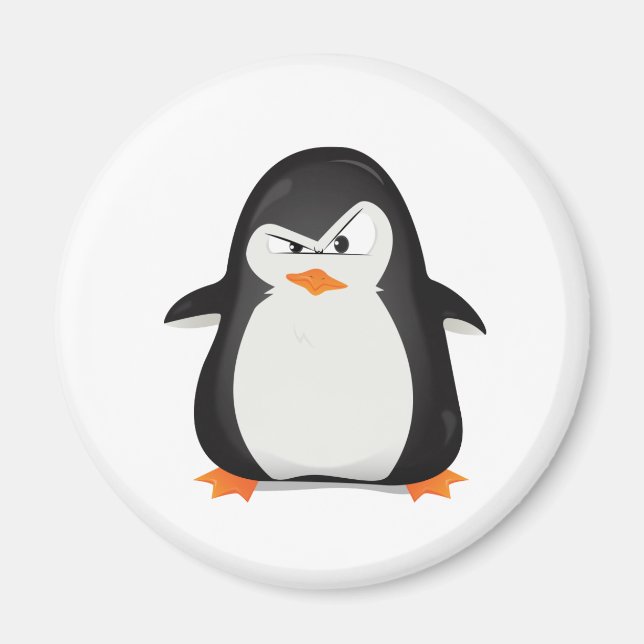 Imã Angry Penguin (Frente)