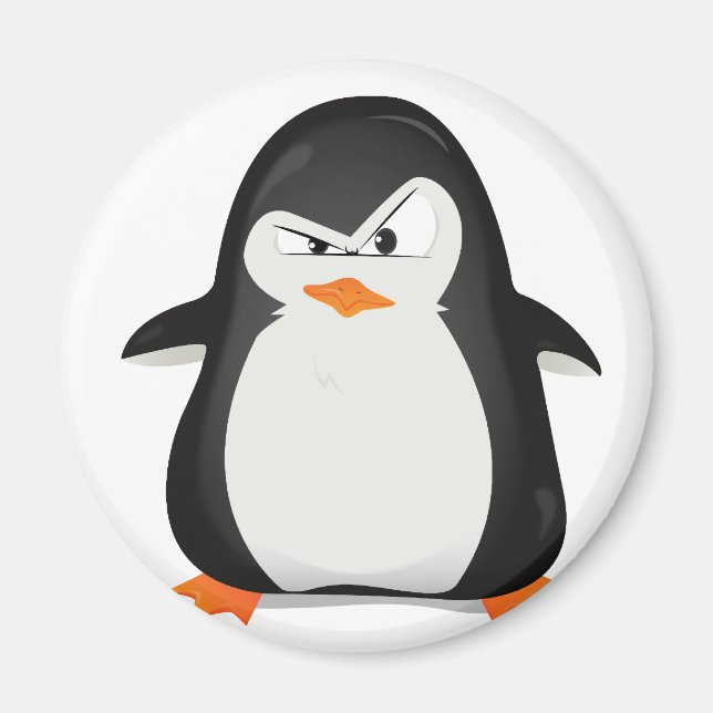 Imã Angry Penguin (Frente)