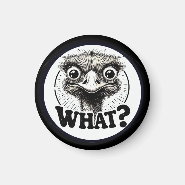 Imã "Angry What Emu" Magnet (Frente)