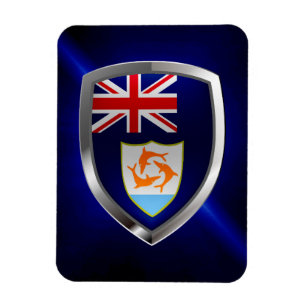 Ímã Anguilla Mettalic Emblem