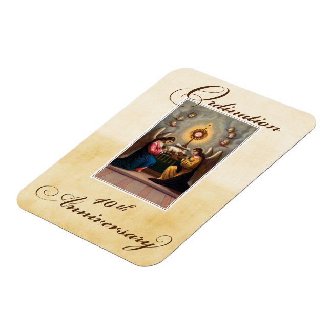 Ímã Ângulos de aniversário da 40ª Portaria em Altar (Left Side)