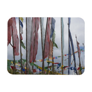 Ímã Anilhas de bandeira de oração na montanha, Yoton