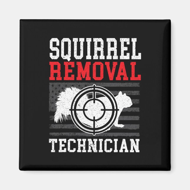 Imã Anima de Caça ao Esquilo do Técnico de Remoção do  (Frente)