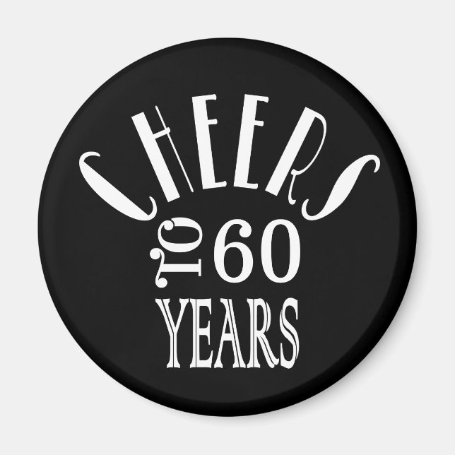 Imã Anima-se aos 60 anos ou qualquer presente de anive (Frente)