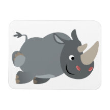 Animação Bastante Cobrindo Magnetos Flexíveis Rino