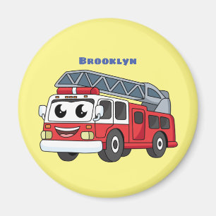 Imã Animação de bombeiros felizes