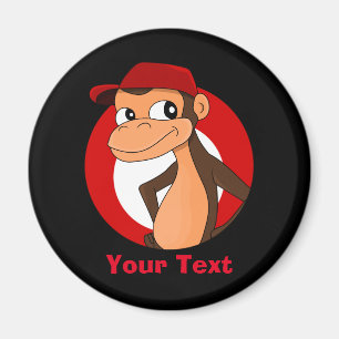 Imã Animação personalizada de macacos