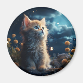 Imã Animais bonitos sob o céu estrelado