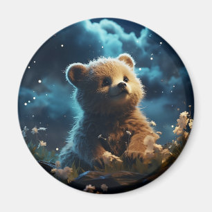 Imã Animais bonitos sob o céu estrelado