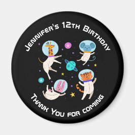 Imã Animais de Astronauta Cons no Evento Espacial Obri