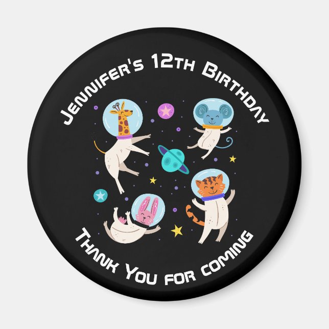 Imã Animais de Astronauta Cons no Evento Espacial Obri (Frente)