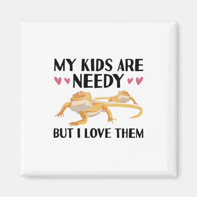 Imã Animais De Dragões Cardeados | Répteis Pets Pet Gi (Frente)