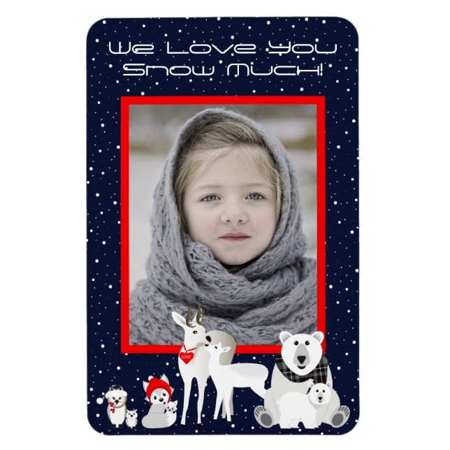 Ímã Animais do Ártico (Vertical)