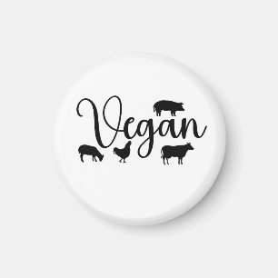 Imã Animais do Vegan