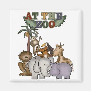 Imã Animais no camiseta e nos presentes do jardim