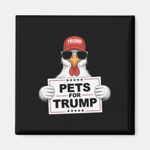 Imã Animais Para Galinhas Trump Apoiam Donald Trump En