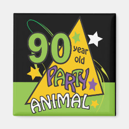 Imã Animal de festa de 90 anos | Aniversário de 90