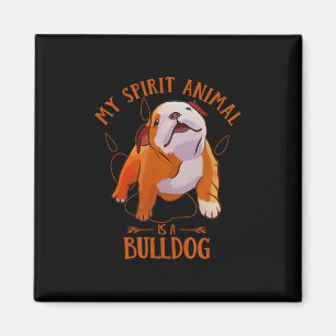 Imã Animal Espiritual é um Bulldog Inglês Amor de Cach