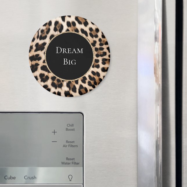 Imã Animal Leopardo Creme (In Situ (Fridge))