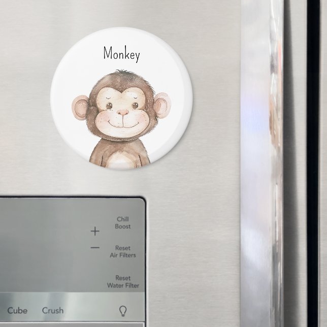Imã Animal Macaco Fofo (In Situ (Fridge))