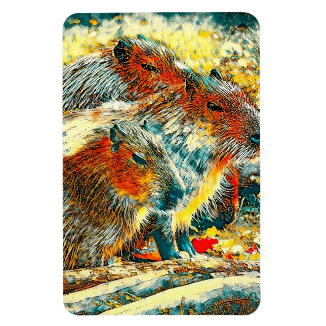 Ímã AnimalArt_Capybara_005 (Vertical)