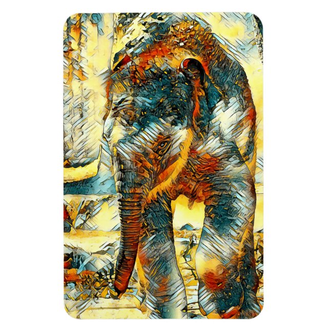 Ímã AnimalArt_Elephant_012 (Vertical)