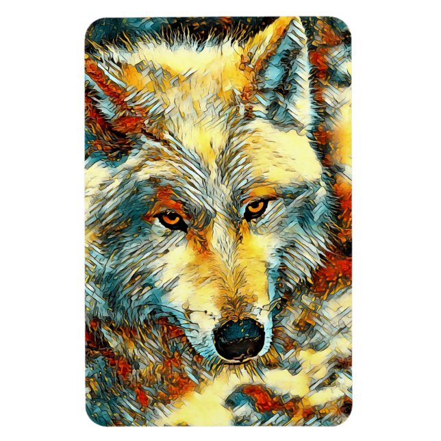 Ímã AnimalArt_Wolf_003 (Vertical)