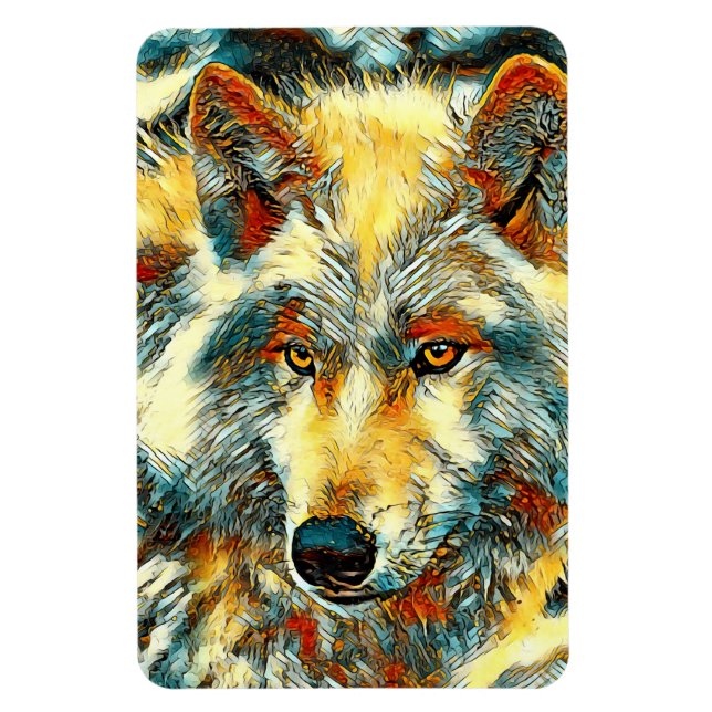 Ímã AnimalArt_Wolf_004 (Vertical)