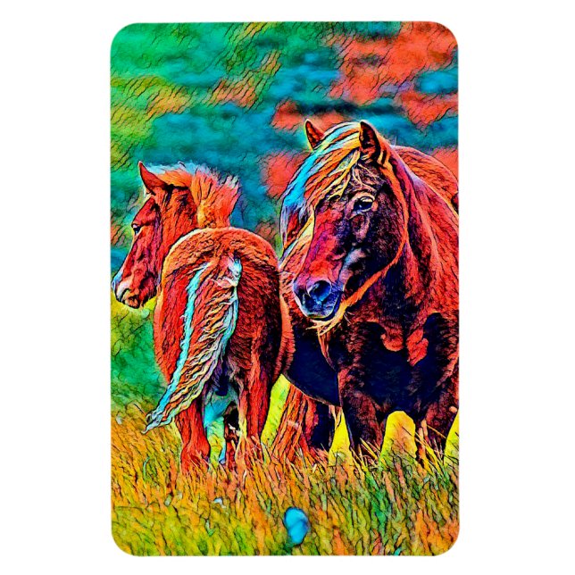 Ímã AnimalColor_Horse_018 (Vertical)