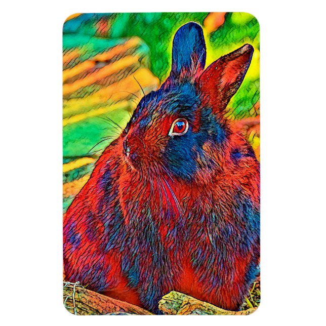 Ímã AnimalColor_Rabbit_001 (Vertical)
