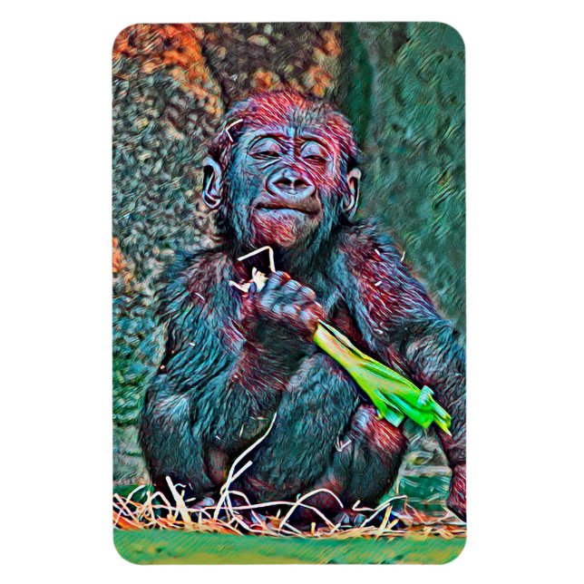 Ímã AnimalMix_Gorilla_004 (Vertical)