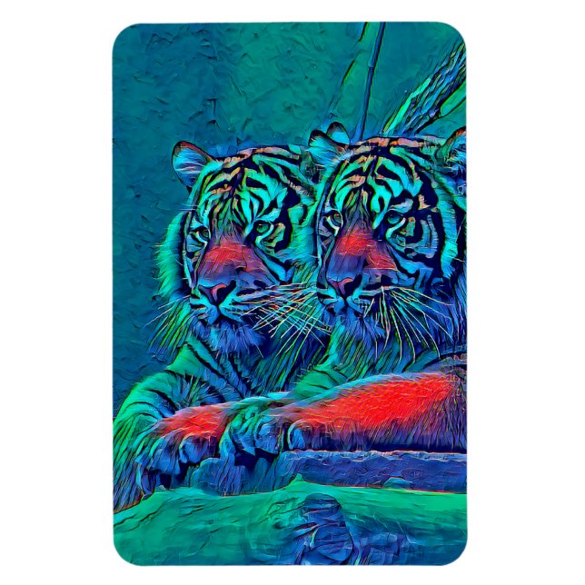 Ímã AnimalMix_Tiger_035 (Vertical)