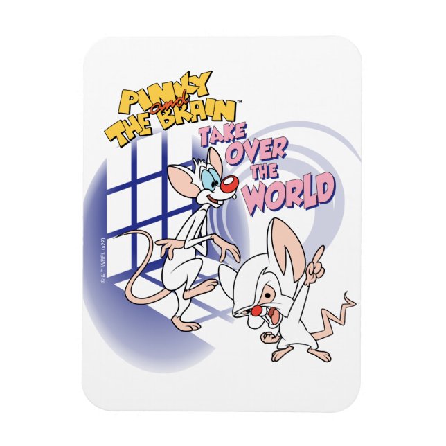 Ímã Animaniacs | Assumir O Gráfico Mundial (Vertical)