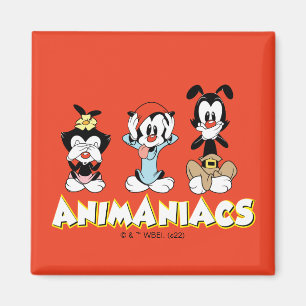 Imã Animaniacs Warner Siblings "No Mau" Graphic